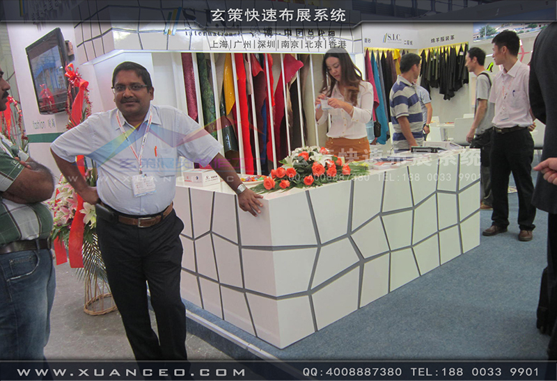 銘博&middot;SIC展台搭展-皮革展展台搭展-上海大香蕉网址展覽工廠07