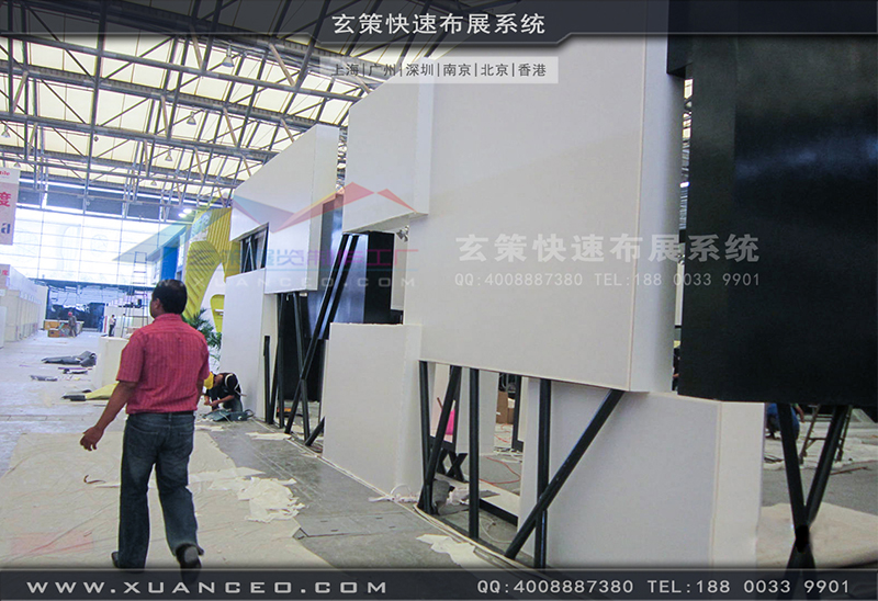 魯泰紡織香蕉视频最新网址-紡織展展台搭展-上海大香蕉网址展覽工廠10